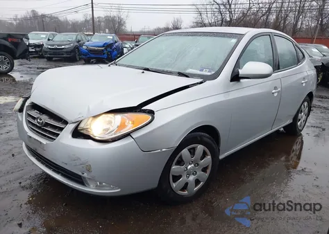 2007 Hyundai Elantra Gls/Limited/Se from USA, damaged, VIN KMHDU46D17U217594